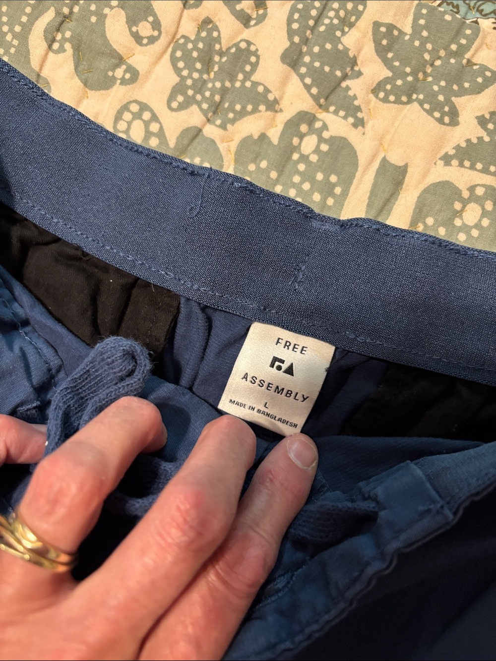 Free Assembly Blue Shorts-Large - Picture 2 of 6